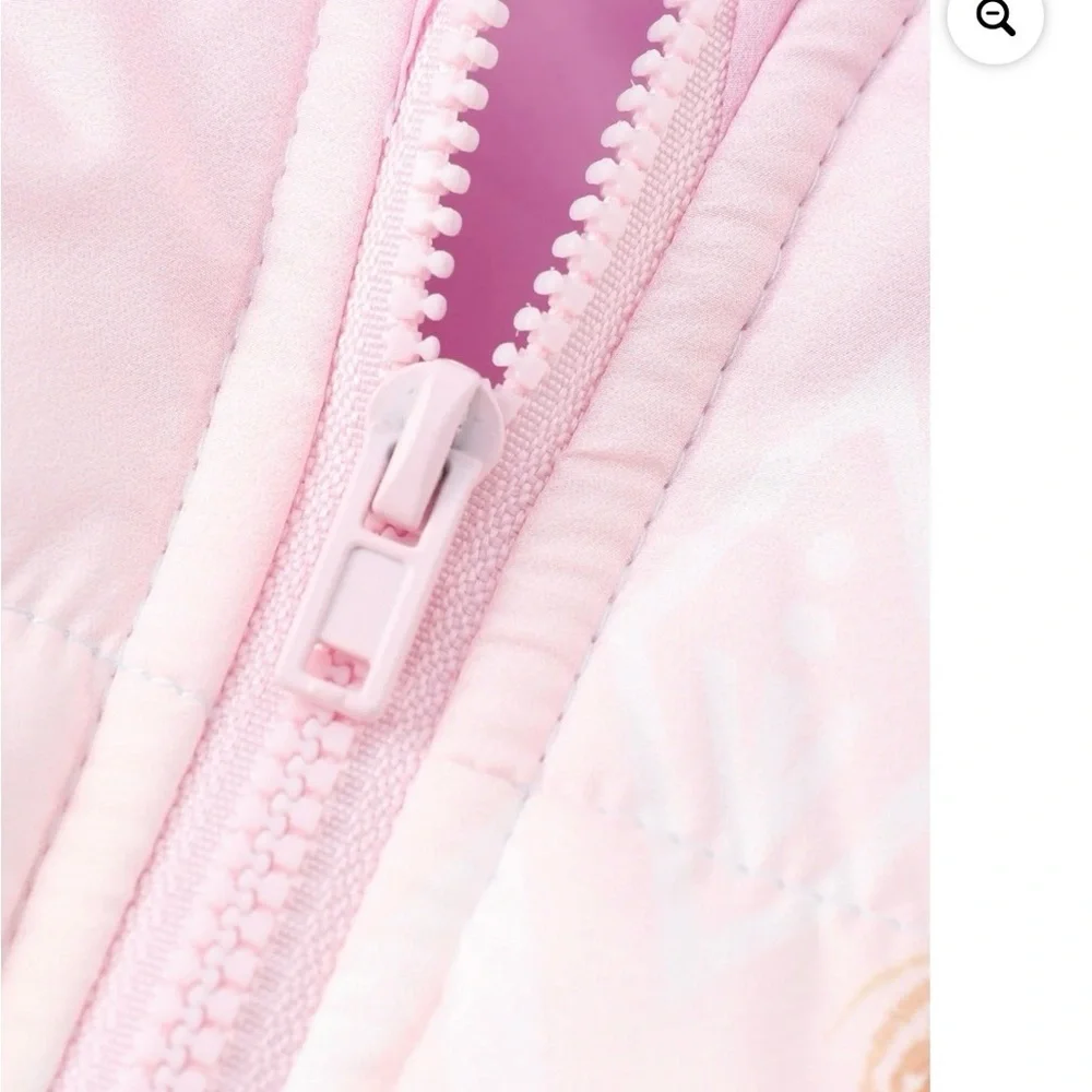 Disney Pink and Blue Frozen Character Jacket Raincoat Girl 2Y- 2T.